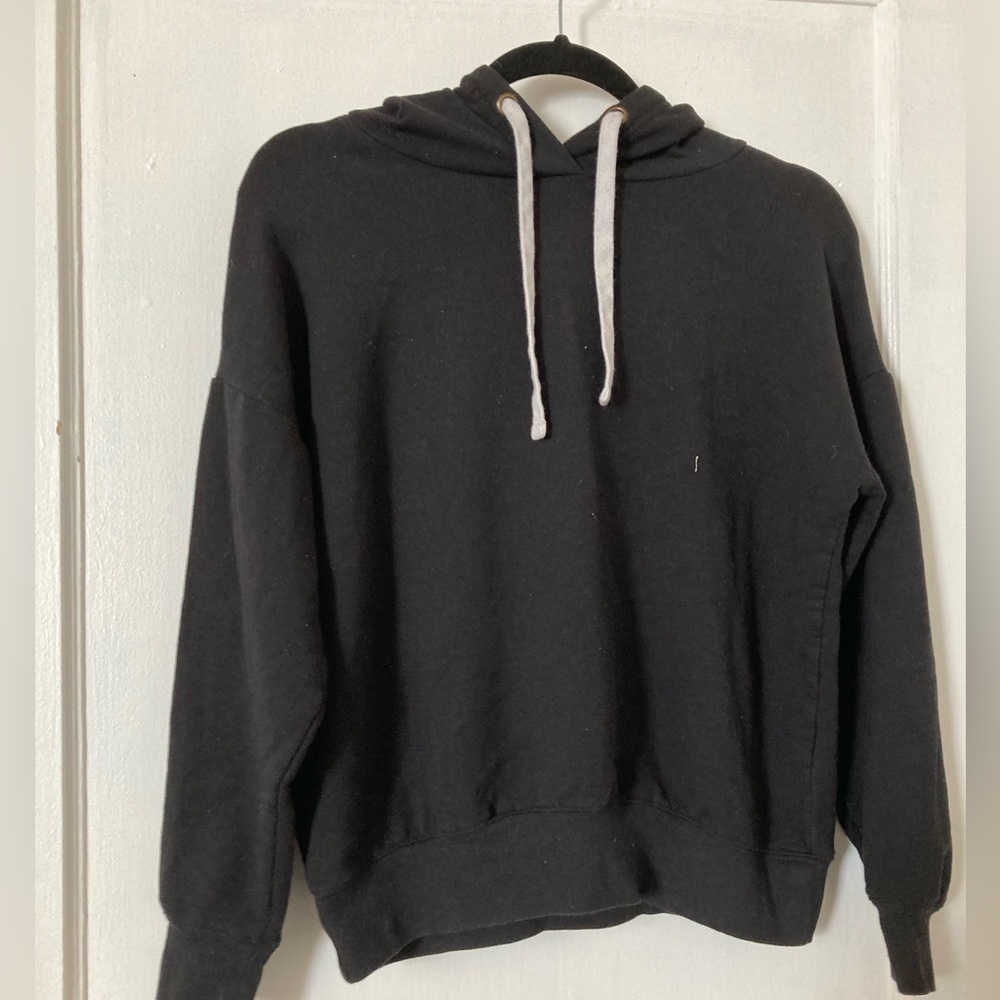 black hoodie
